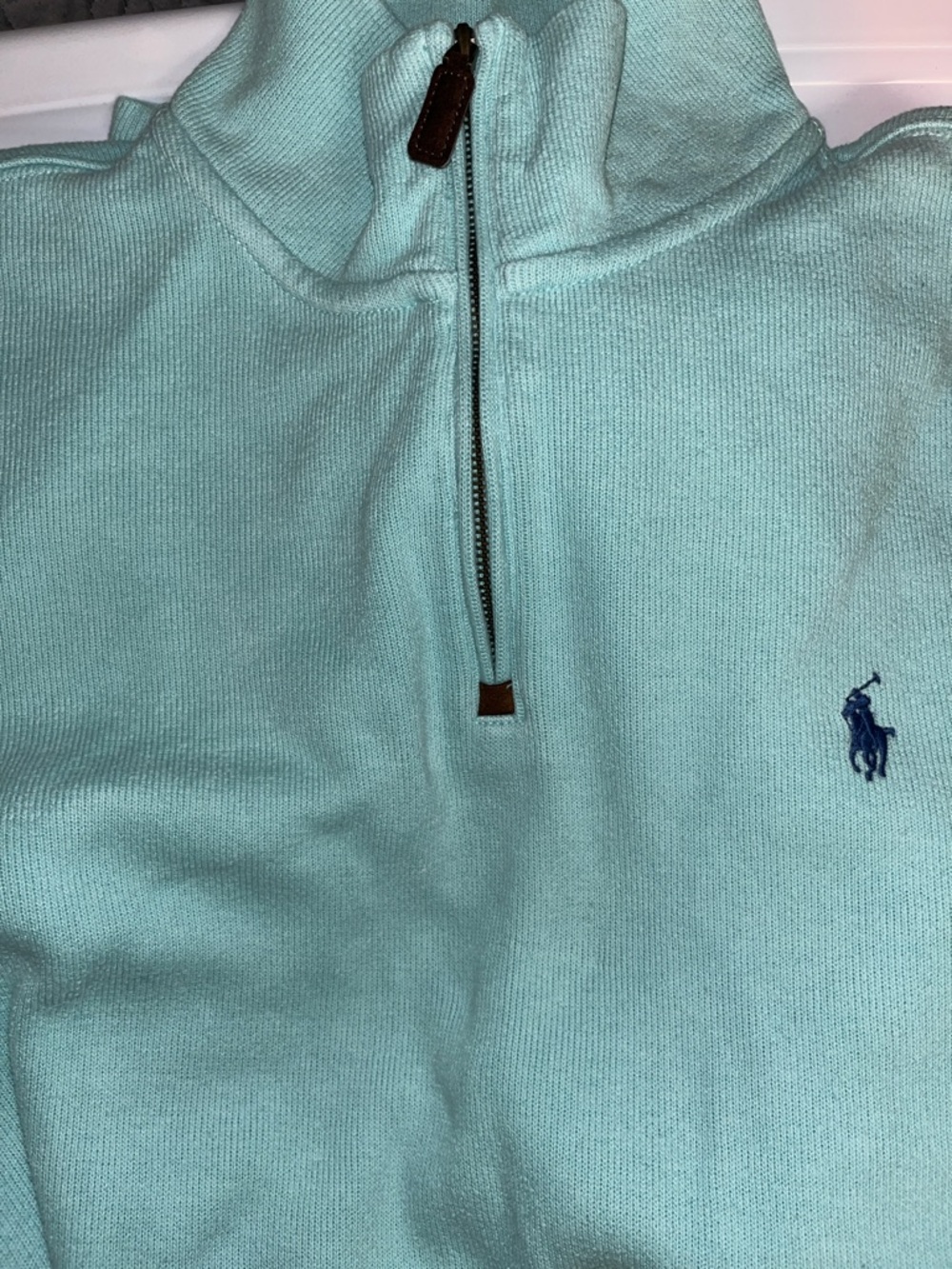 Polo by Ralph Lauren Men's light blue Quarter-Zip Pullover